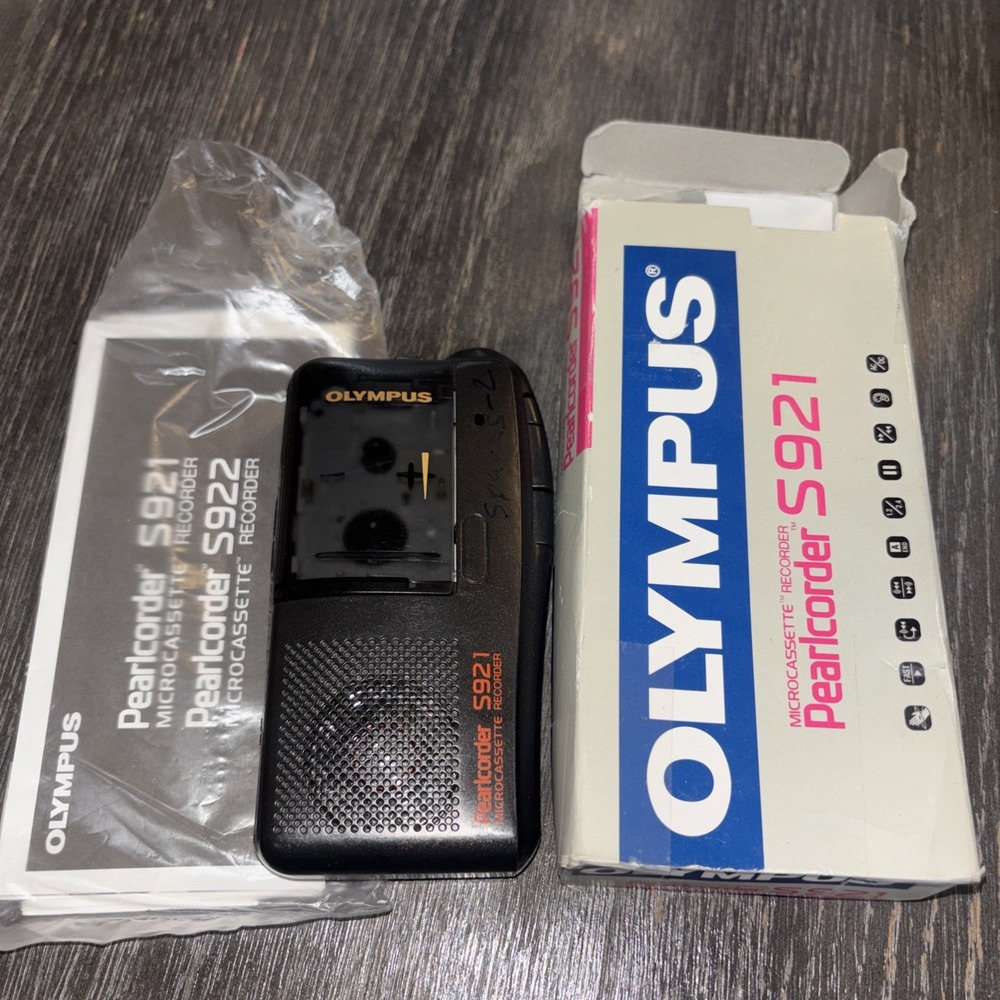 Olympus Pearlcorder S921 Handheld Cassette Voice Recorder Tested
